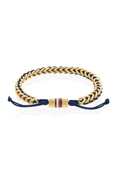 Tommy Hilfiger Erkek Gold Çelik Bileklik .